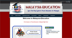 Desktop Screenshot of malaysia-education.com